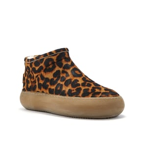 Stiefeletten mit Leopardenmuster
