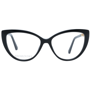 Swarovski Elegante Schwarze Katzenaugen Designer-Brille