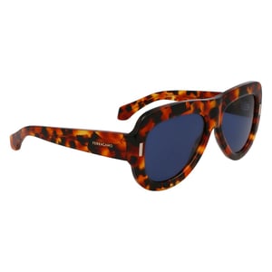 Braune Acetat-Sonnenbrille