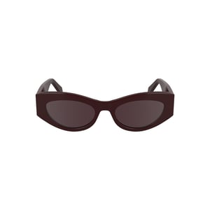Calvin Klein Rote Acetat Damen-Sonnenbrille