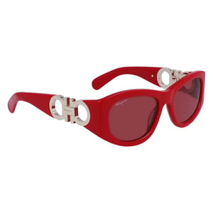 Rote Acetat-Sonnenbrille