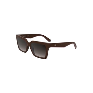 Calvin Klein Rote Biobasierte Stoff Damen Sonnenbrille