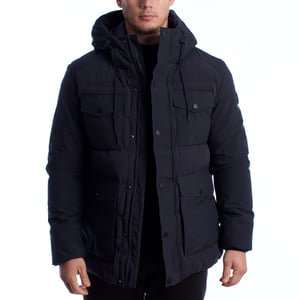 Herren gepufferte Parkajacke US40127005