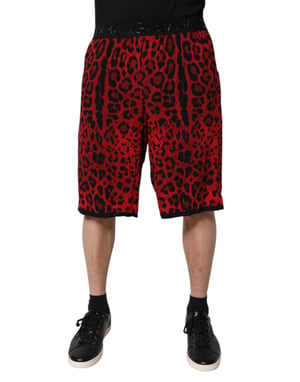 Leopardenmuster Freizeitshorts