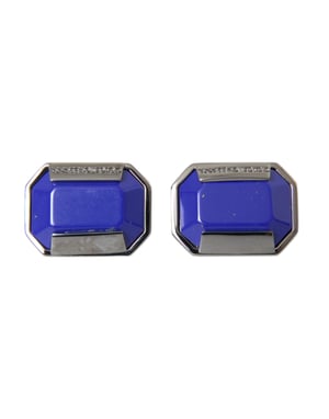 Silberne Messing-Pin-Crystal-Cufflinks