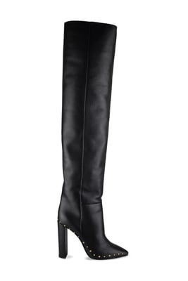 Saint Laurent Stiefel 76 Schwarz