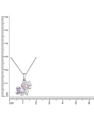 Zeeme for Kids Anhänger mit Kette 925/- Sterling Silber rhodiniert Einhorn