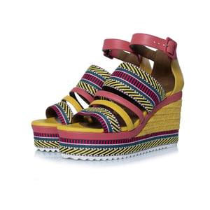 Hermes Ines Keilsandalen aus Leder
