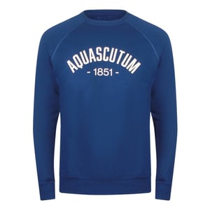 Aquascutum - Trainingsanzug-set „old School" Mit Rundhalsausschnitt, Marineblau
