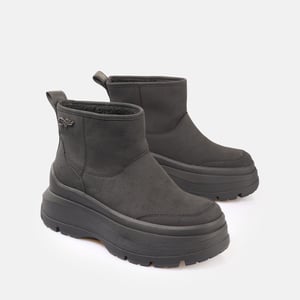 Buffalo Olympia Pull On LO Warm Damen Schwarze Stiefel