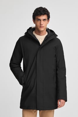 Jacke Voguel schwarz mit Polo Club-Logo