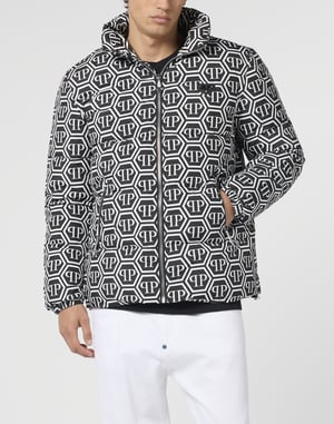 Nylon Puffer Jacket Monogram
