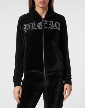 Sweatjacke Mit Kapuze Gothic Plein