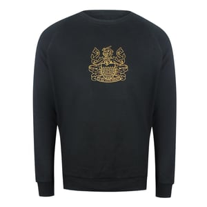 Aquascutum - Iconic Crest - Schwarzes Trainingsanzug-set Mit Rundhalsausschnitt