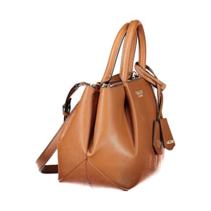 Braune Polyethylen-Handtasche