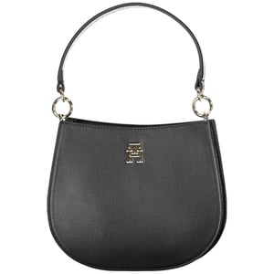 Tommy Hilfiger Schwarze Polyester Damenhandtasche