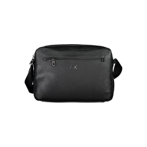 Schwarze Polyester-Handtasche