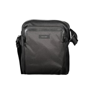 Calvin Klein Schwarze Polyester Herren Schultertasche