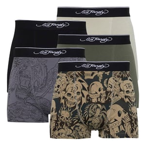 5er-Pack Herren Baumwolle Atmungsaktive Boxershorts - Arjin Kollektion