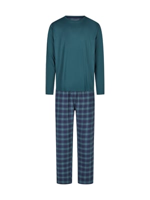 Phil & Co. Berlin Herren Pyjama Flanell Schlafanzug, Pyjama Set, Nachtwäsche