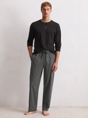 Marc O'Polo Herren Pyjama Blend & Pair CottonSchlafanzug, Pyjama Set, Nachtwäsche