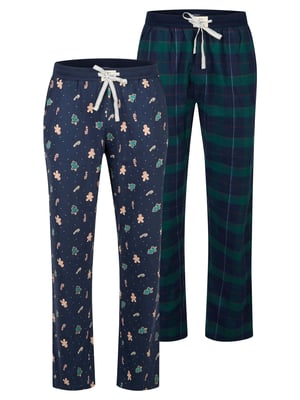 Happy Shorts Herren Pyjamahose ChristmasSchlafhose, Nacht Hose, Loungehose