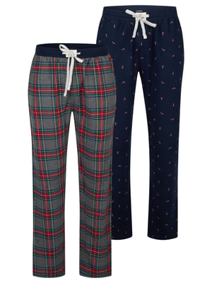 Happy Shorts Herren Pyjamahose ChristmasSchlafhose, Nacht Hose, Loungehose
