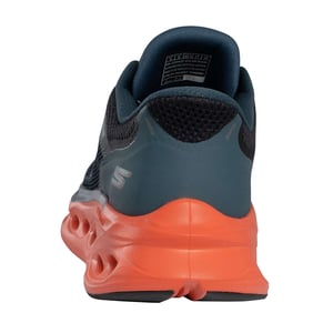 Skechers - Herren Sneaker "Max Cushioning Glide-Step" (Marineblau/Orange)