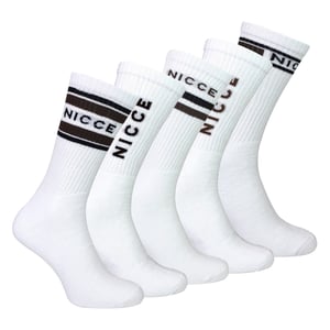 5er-Pack Herren Crew Socken - Weiche, atmungsaktive Baumwoll-Alltagsocken