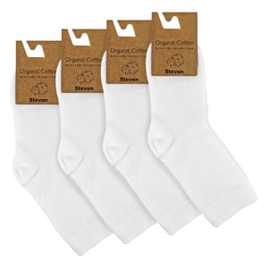 4 Paar Kinder Bio-Baumwoll-Sinnesocken - Nahtlose Socken für Jungen & Mädchen