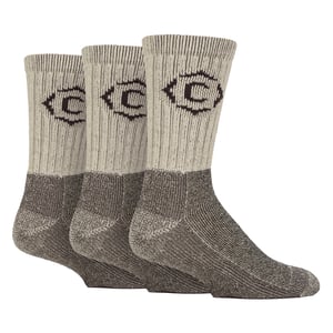Herren Robuste Strapazierfähige Gepolsterte Wandersocken mit Verstärktem Fersen- und Zehenteil