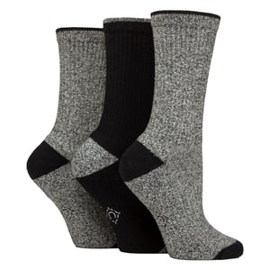 3 Paar Damen Wasserabweisende Mittelschwere Outdoor-Socken für Wandern & Spazieren gehen