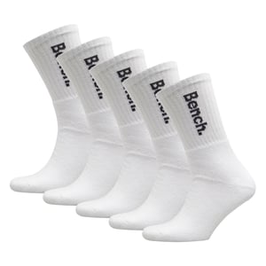 5 Paar Herren Crew Baumwoll-Socken - Sport Atmungsaktive Komfortsocken