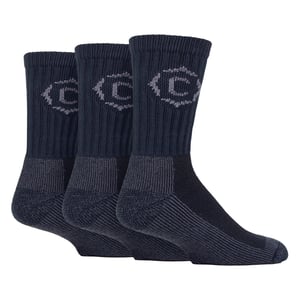 Herren Verstärkte, Strapazierfähige Wander-Socken mit Gepolstertem Fersen- und Zehenbereich