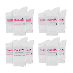 24 Paare Damen Einfarbige Baumwollreiche Kniesocken