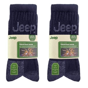 6 Paar Männer Luxus gepolsterte Baumwoll-Wander-Socken