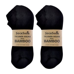 Herren 12 Paar Bambus-Baumwoll-Sportsocken
