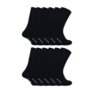 Herren 12 Paare Bambus-Baumwoll-Sportsocken