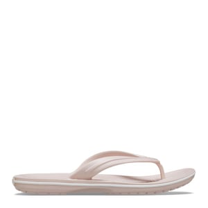 Herren Crocs Crocbrand Flip-Flop in Off-White
