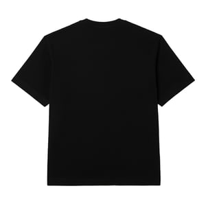 Lacoste - T-Shirt für Herren, Dicke Baumwolle, Übergroß (Schwarz)