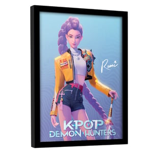 K-Pop Demon Hunters - Gerahmtes Poster, Rumi (Bunt)
