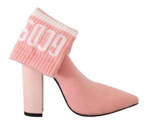 Gcds Gestrickte Sockenschuhe Blockabsatz Stil