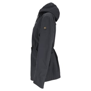 Boss von Hugo Boss Kapuzenparka-Jacke aus schwarzer Baumwolle