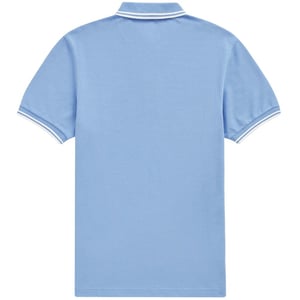 Fred Perry - Poloshirt für Herren, Mit Kragen, Rippenstrick (Himmelblau)