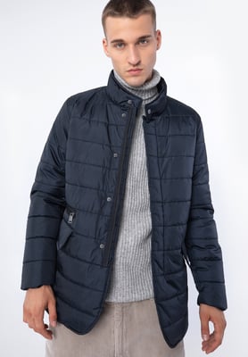 Wittchen Herren-Steppjacke aus marineblauem Nylon