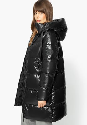 Wittchen Damen-Steppmantel in Oversize, schwarz, Nylon