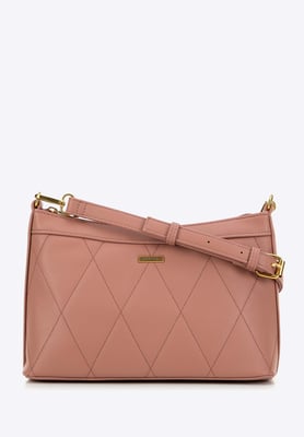 Wittchen Damen-Baguette-Tasche aus Kunstleder mit Ziernähten