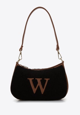 Wittchen Damen-Baguette-Handtasche mit Kunstfell, klein