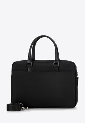 Wittchen Herren-Laptoptasche 17" Schwarz Polyester