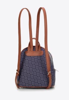 Wittchen Damenrucksack aus Kunstleder mit Quaste, Marineblau